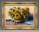 Still life with sunflowers. Signed.