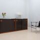 Vintage postmodern laminate and wood sideboard 1970s