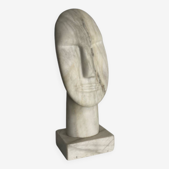 Greek marble idol statue
