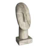 Greek marble idol statue