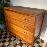 Vintage oak chest of drawers 1950