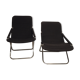 Pair of vintage foldable sunbed chairs, Grazioli Giocattoli, Italy, 1970s