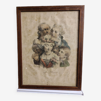 19th century lithograph L Boilly