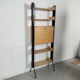 Scandinavian modular shelving system on legs, 60s
