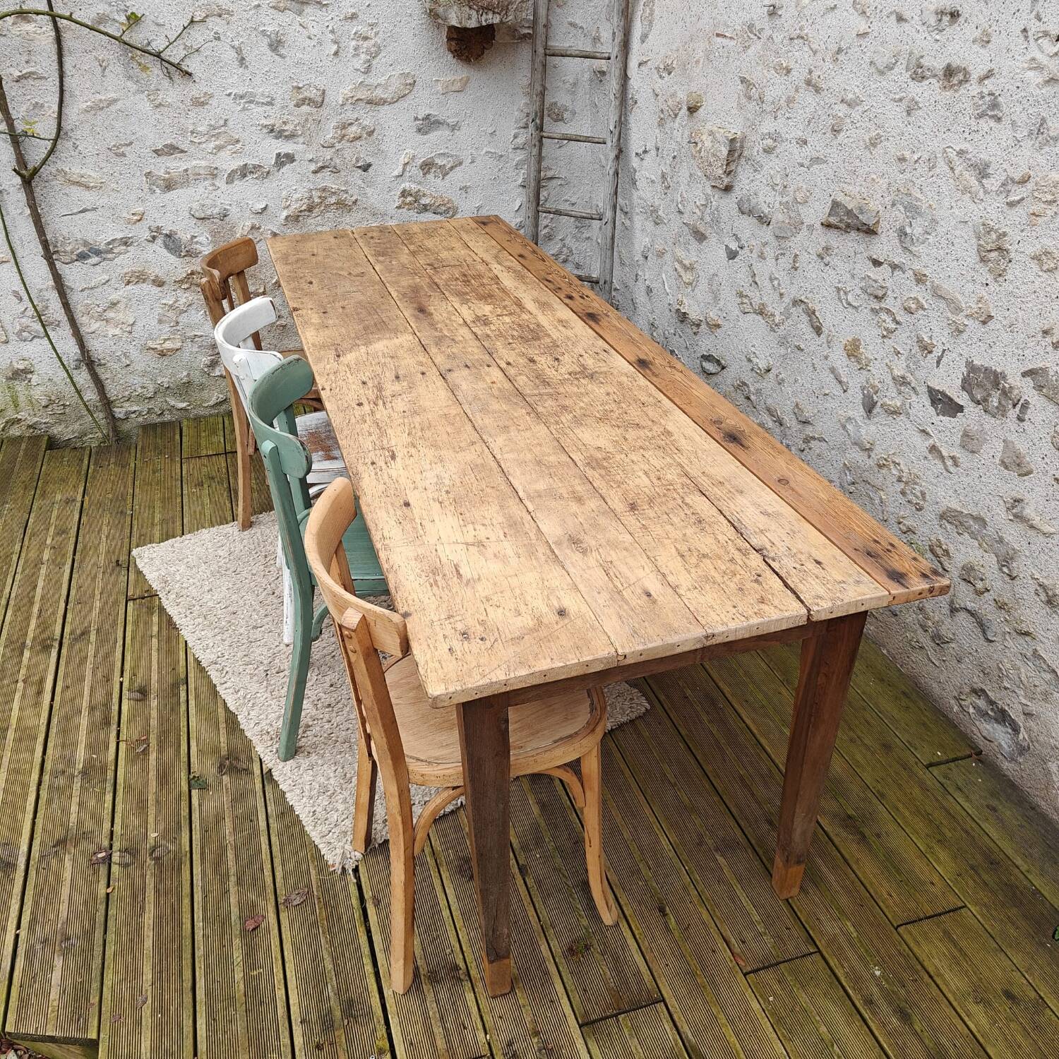 Old farm table