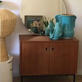 Vintage furniture in teak veneer