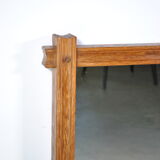 Oak mirror circa 1960