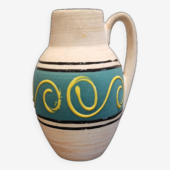 Ceramic W. Germany 474-16 small pitcher vase Retro design vintage 60/70