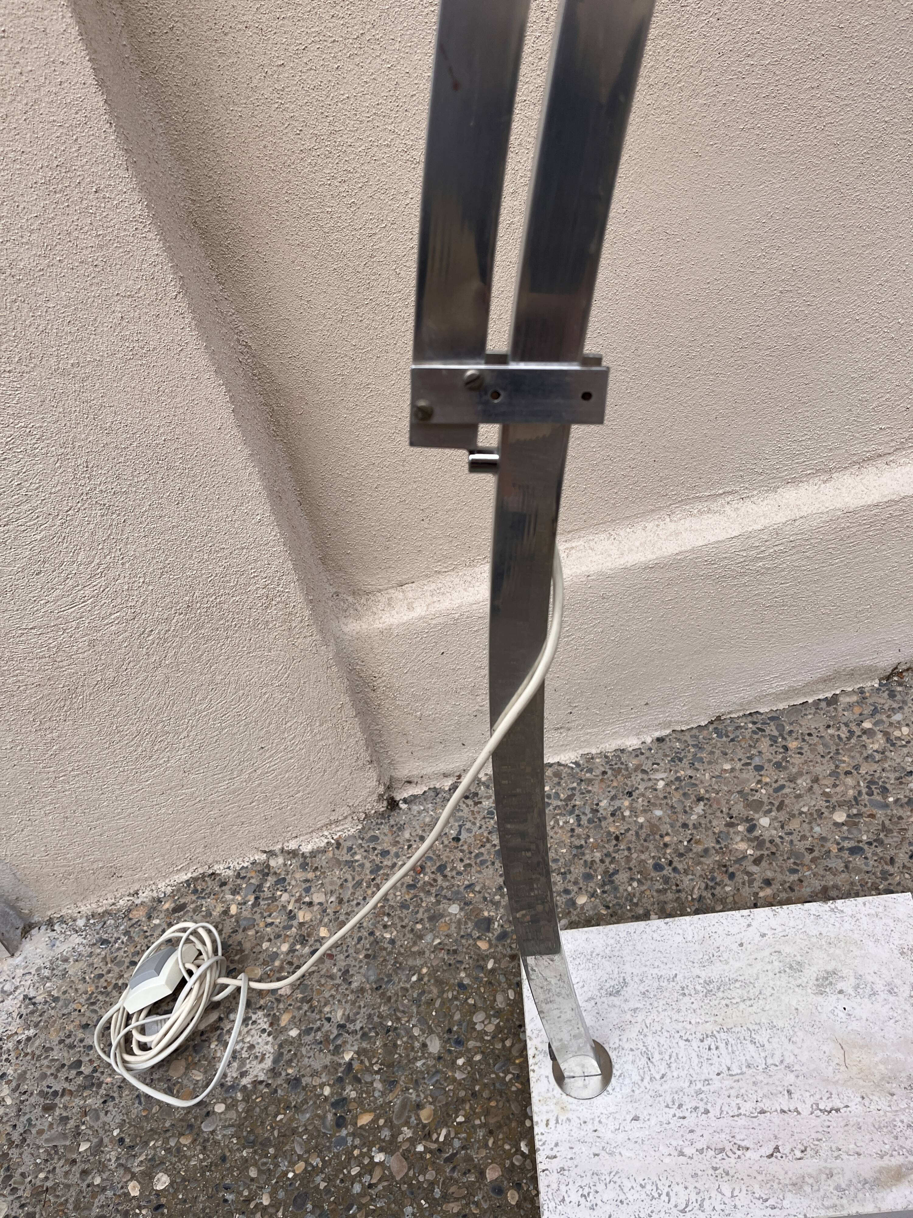 arc floor lamp 1970s design
