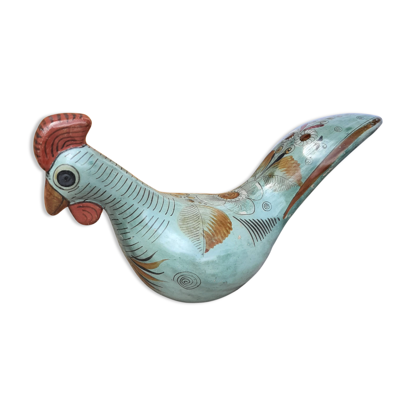 Ceramic vintage hen Handicrafts from Mexico