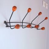 1950s wall coat rack