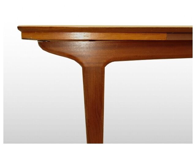 Table expandable Scandinavian vintage 1960 teak