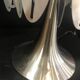 Aluminum tassel table lamp