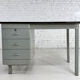 50s desk in industrial style metal