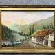 French school painting, early 20th century, oil on panel