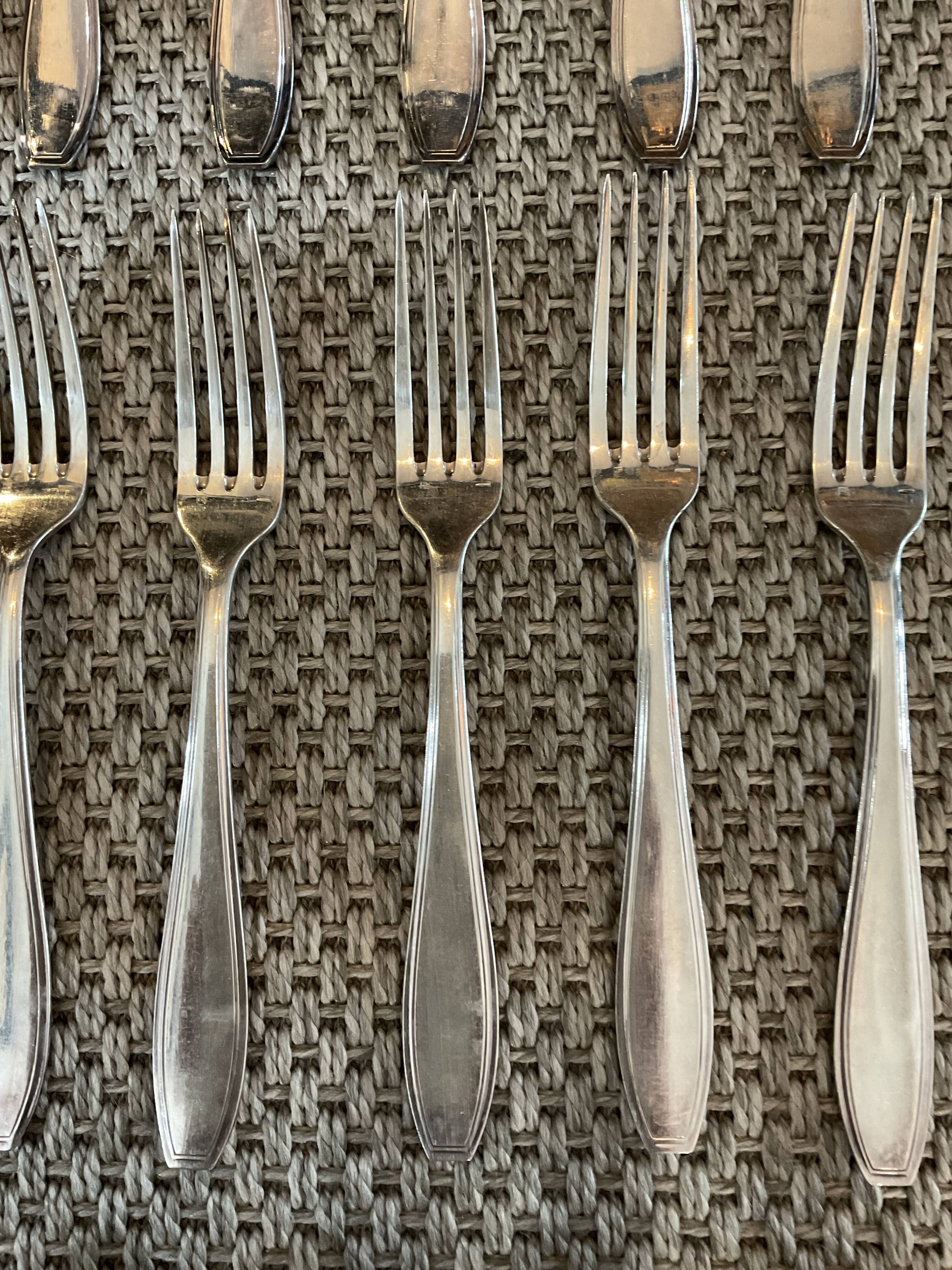 Spoons, forks, small spoons, ladle