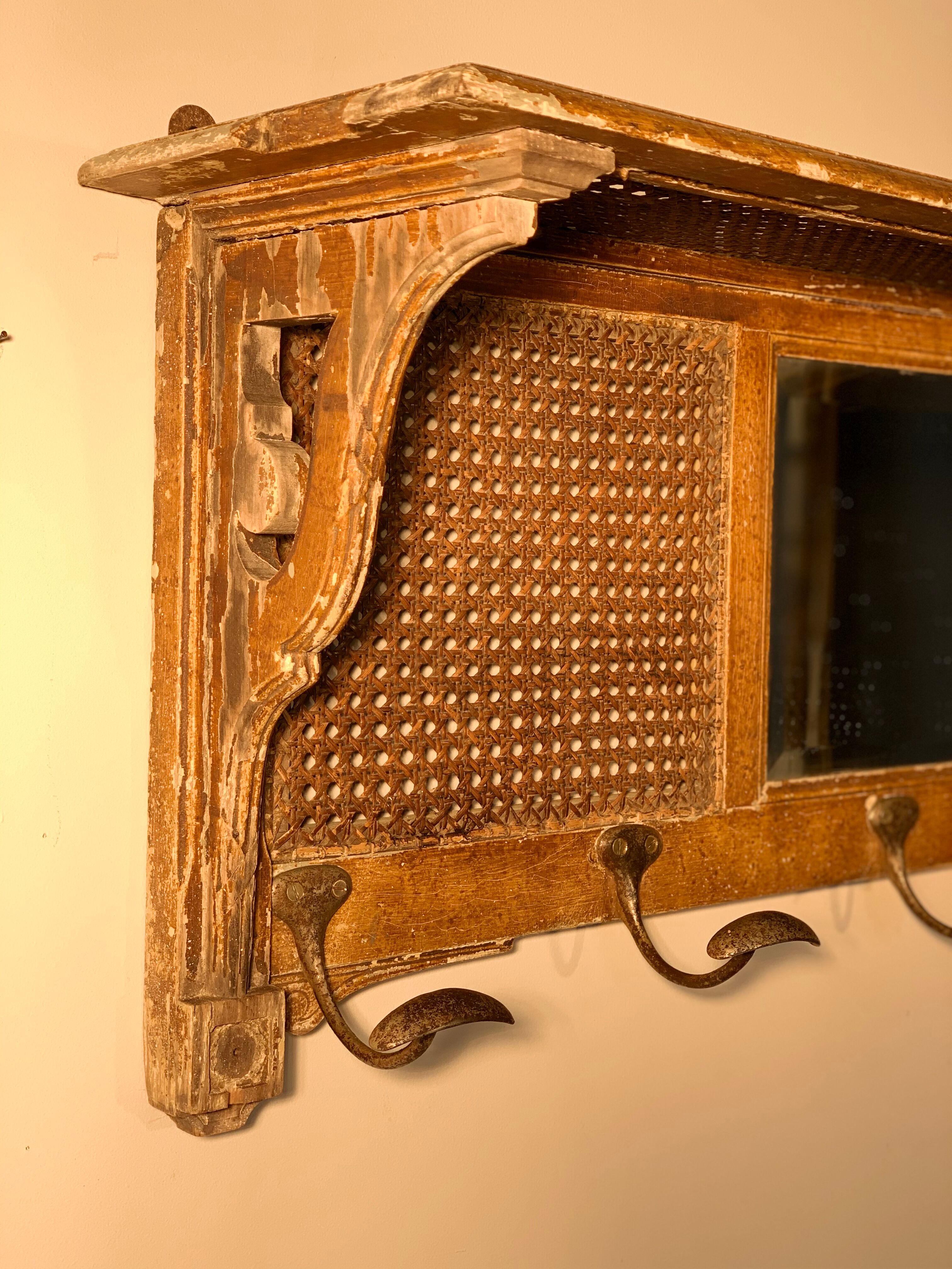 Wall dressing coat rack