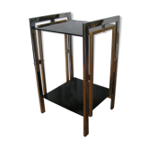 Smoked glass side table