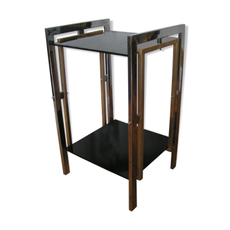 Smoked glass side table