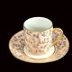 Set of 6 multicoloured moka cups in Limoges fine porcelain.