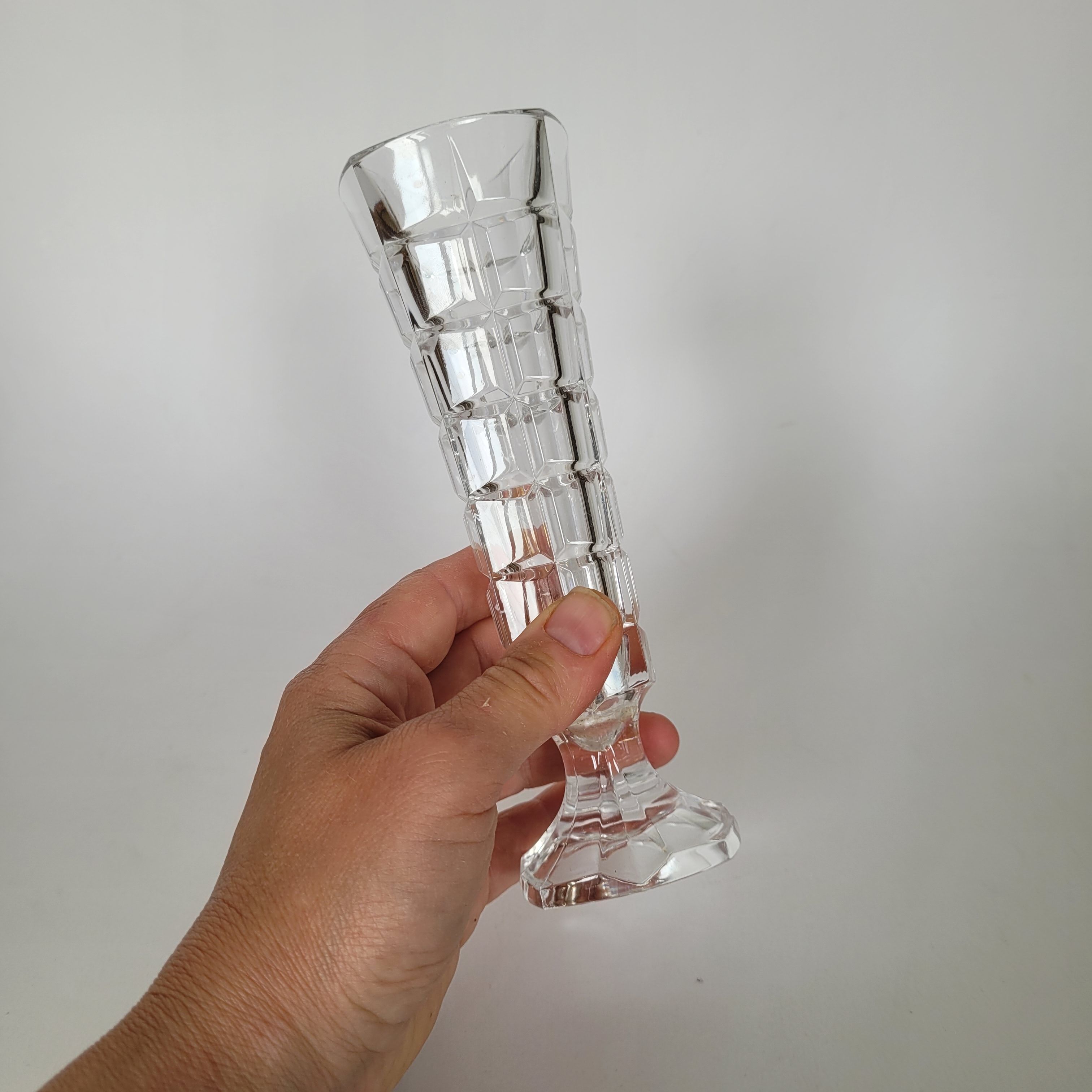 Crystal soliflore vase