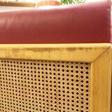 Scandinavian cane armchair, 1980