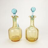 Old pair of George Sand decanters, Cristal de Portieux
