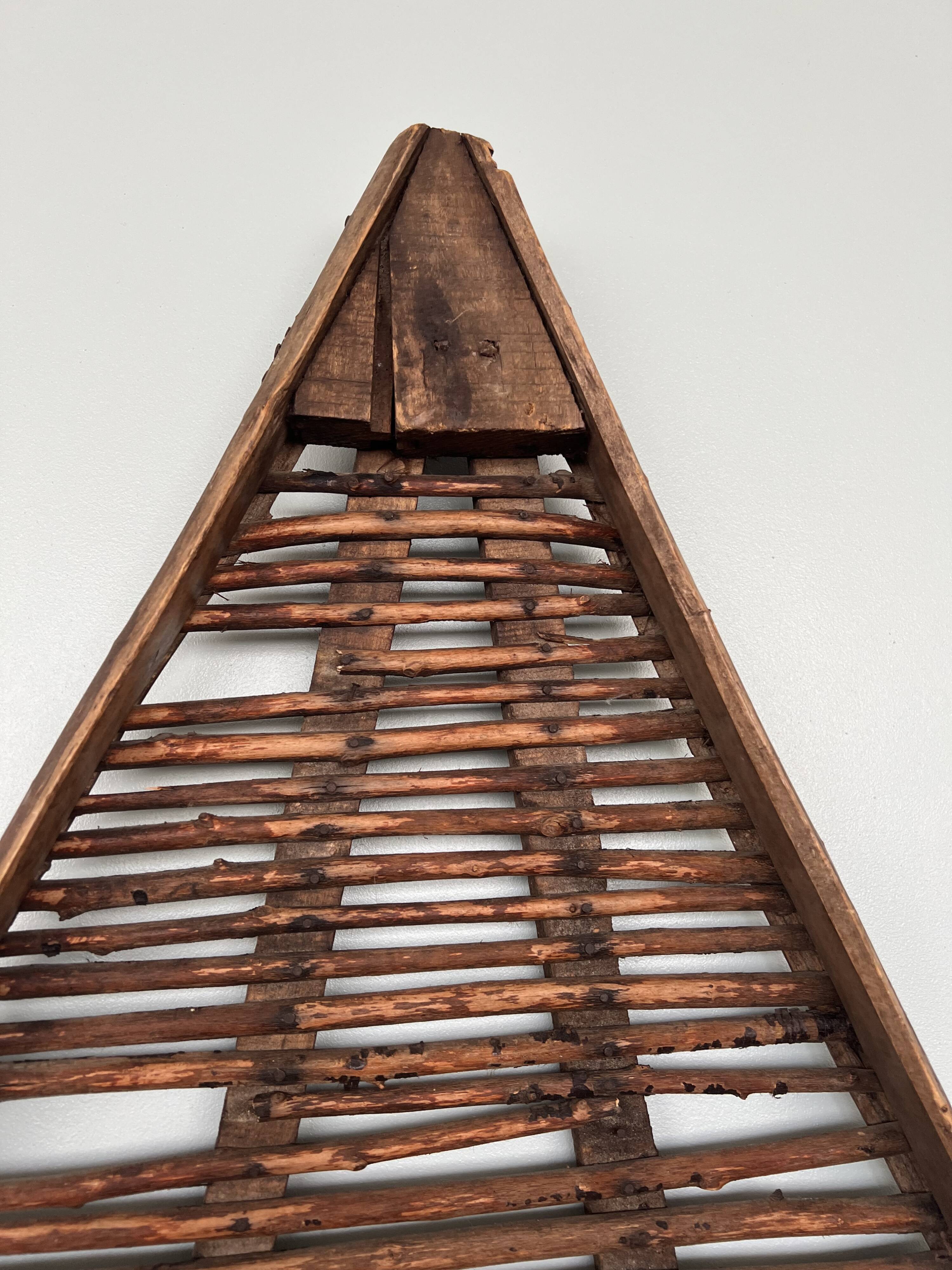 Large vintage plum rack