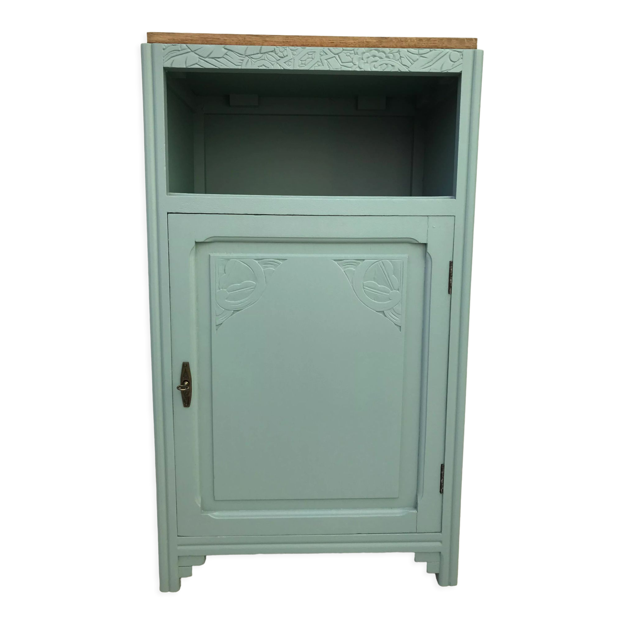 Art Deco sideboard 1 door Almond Green from Ressources