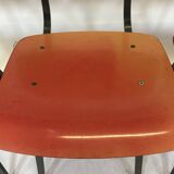 Vintage set of 4x Friso Kramer Revolt chairs Ahrend de Cirkel dutch design