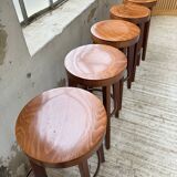 6 vintage Baumann bar stools