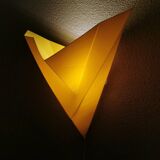 Ikea 1990 vintage yellow plastic applique