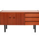 Sideboard in teak, 100cm, 1960