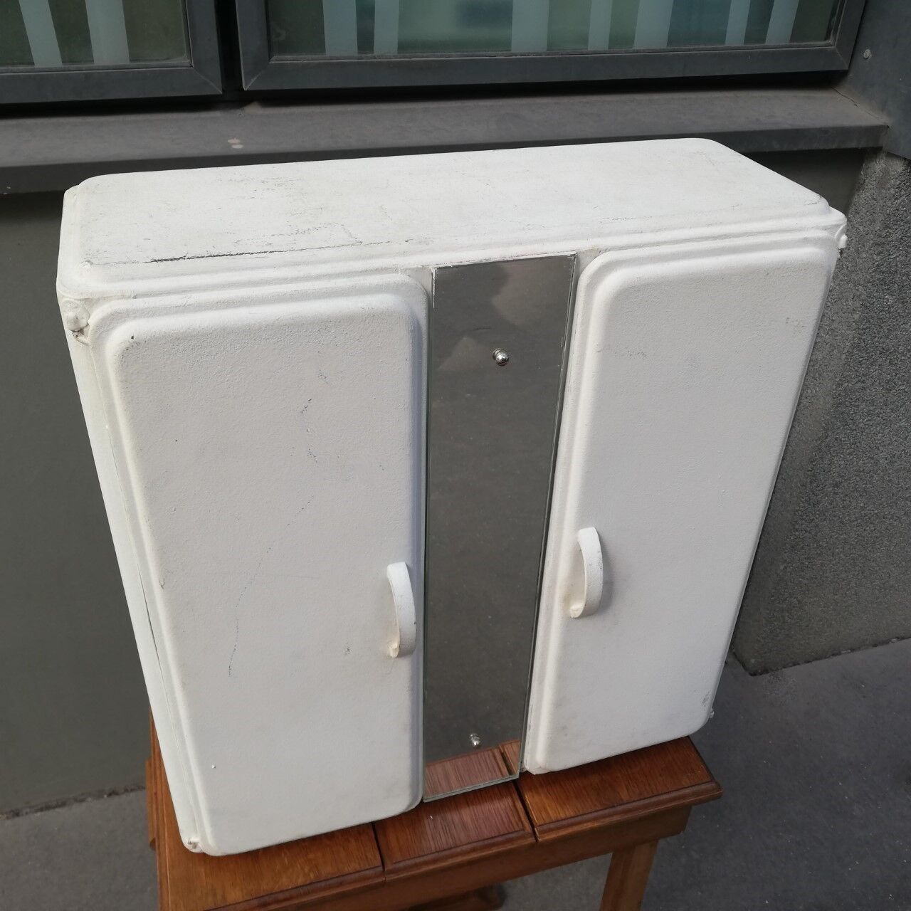 Vintage bathroom wardrobe