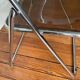 Plexiglass folding chair