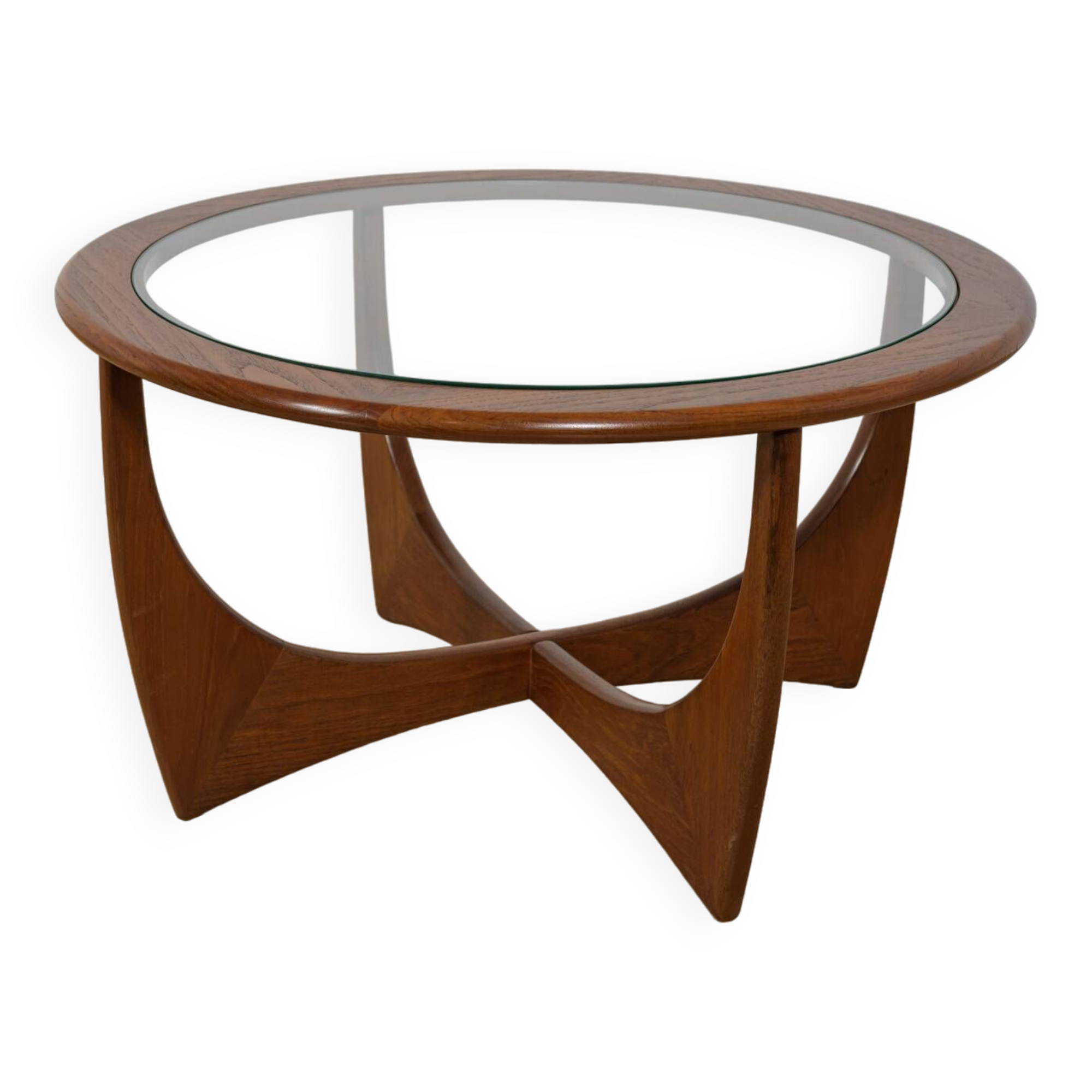 Round Astro Coffee Table in Teak by Victor Wilkins for G-Plan, United Knigdom, 1960s
