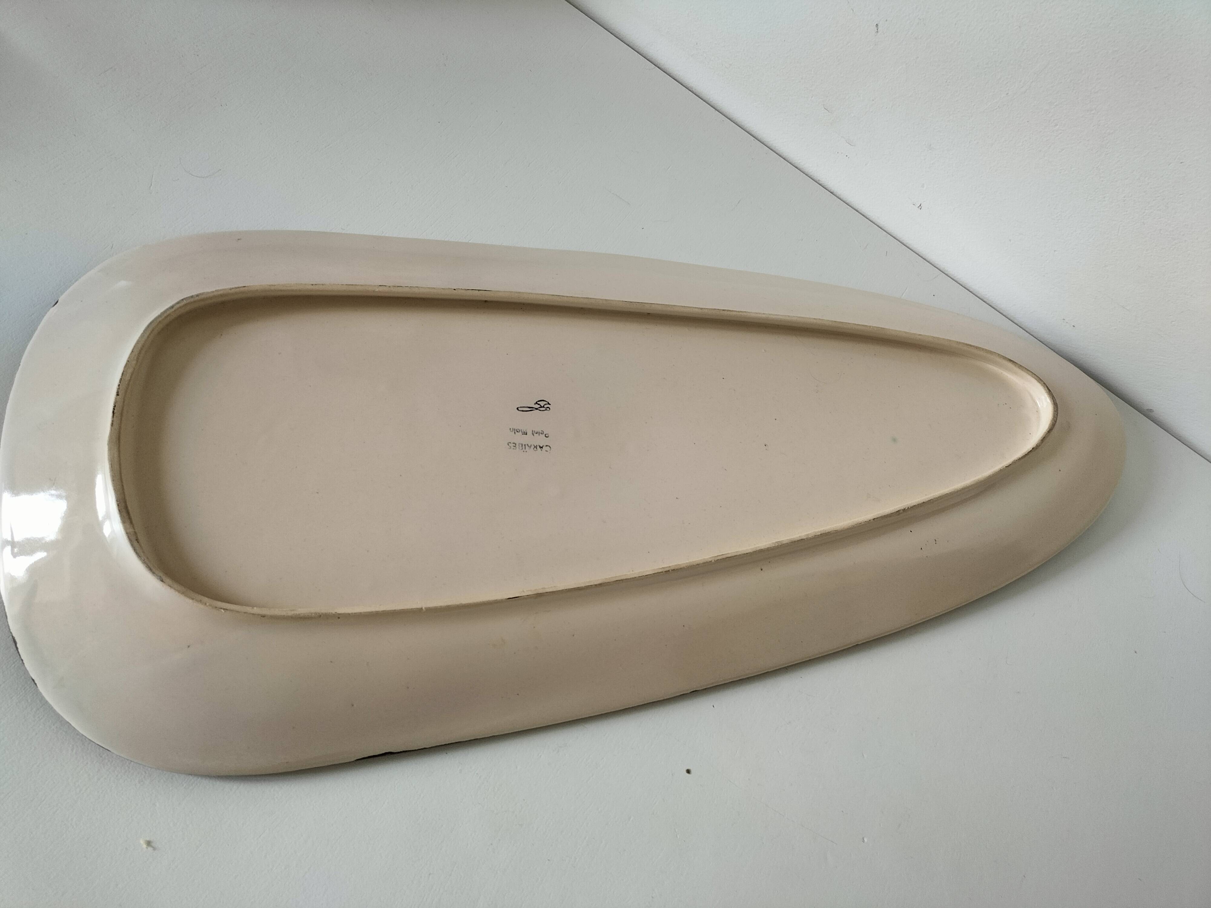 grand plat allongé MBFA Pornic modèle Caraïbes