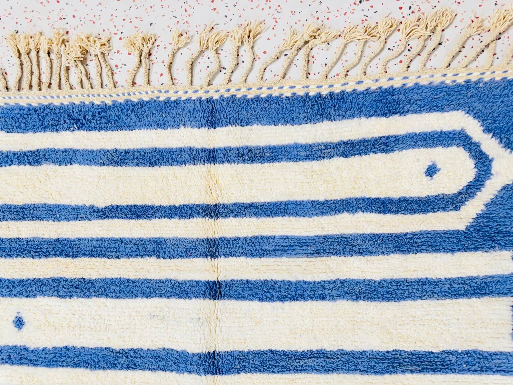 Handmade Moroccan rug 3 x 2 m