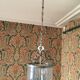 Tin grey metal hanging