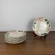 Set of 9 Villeroy & Boch "Wild Rose" dessert plates, 1970