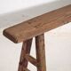Banc ancien en bois massif (c.1870) #27