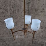 Glass chandelier 1960