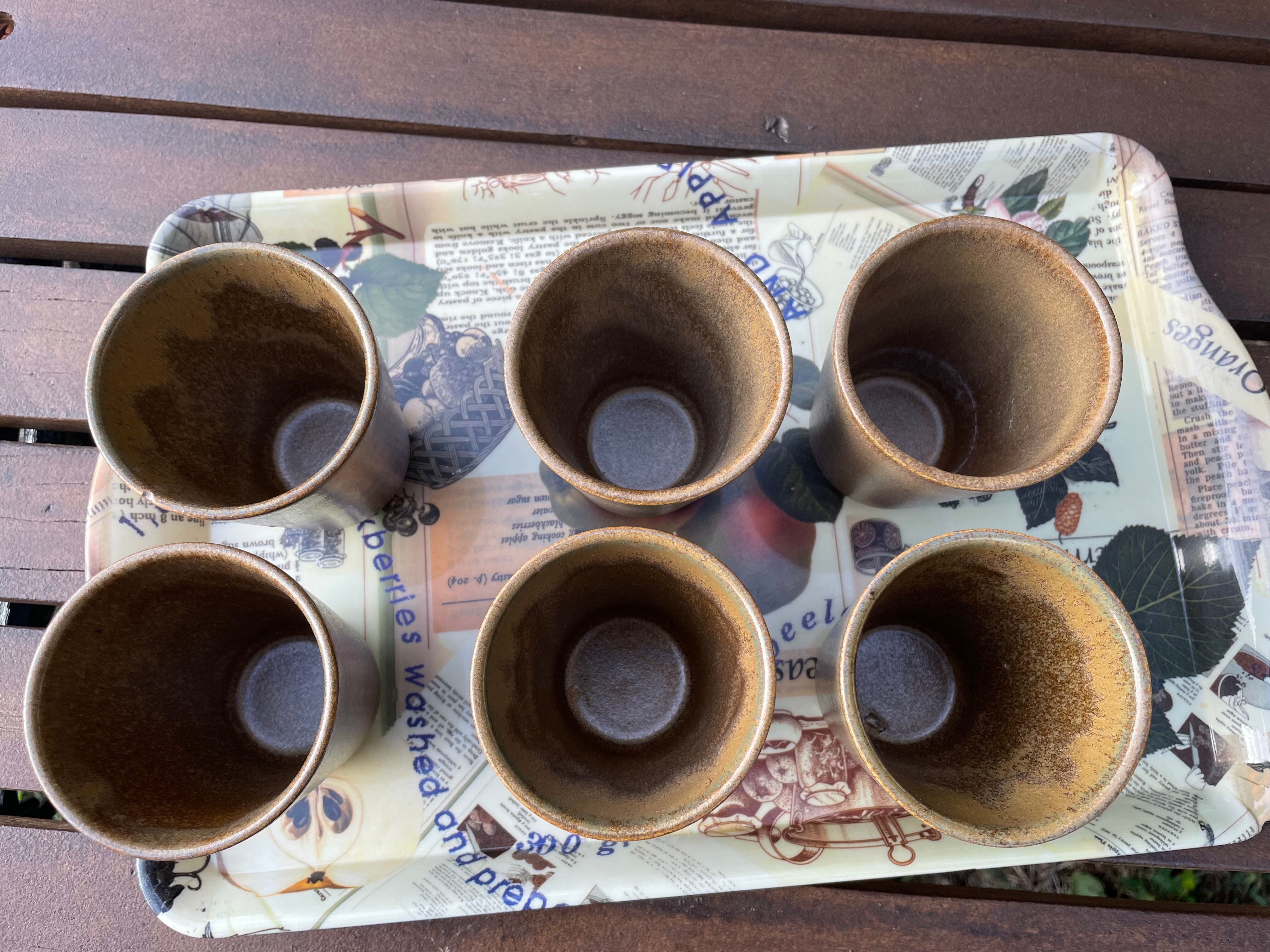Verres en grès Digoin