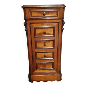 table de nuit merisier