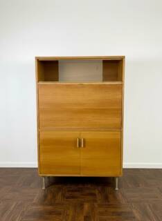 Secretaire scandinave chêne doré