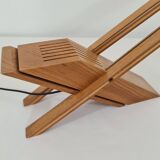 Syko desk lamp by bernard brousse in elm 1980s
