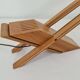 Syko desk lamp by bernard brousse in elm 1980s