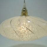 Speckled glass pendant light