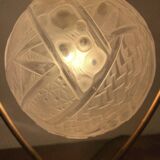 Art Deco table lamp, signed "Muller et Frères", 1930s.