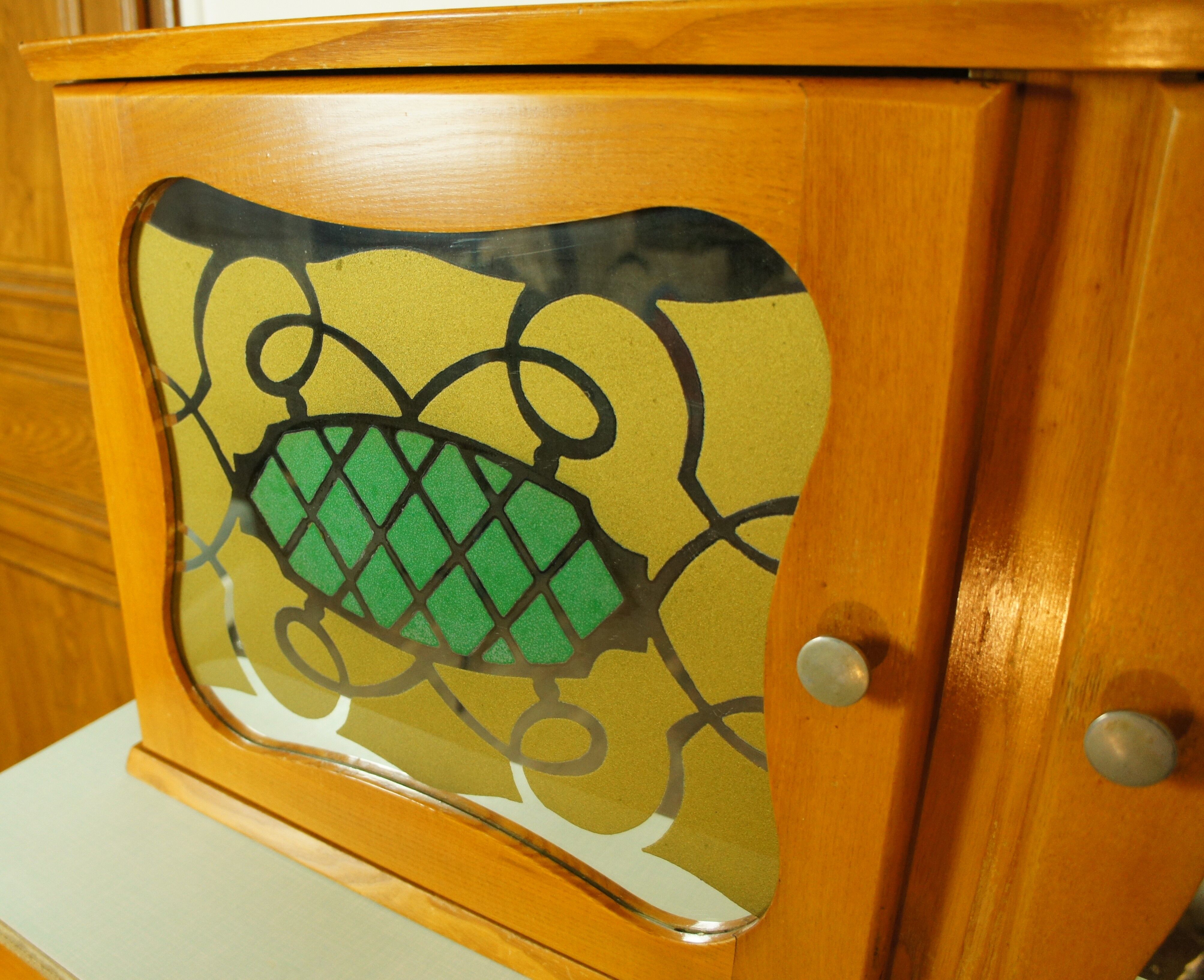 Buffet "Mado" 2 beech and Formica bodies